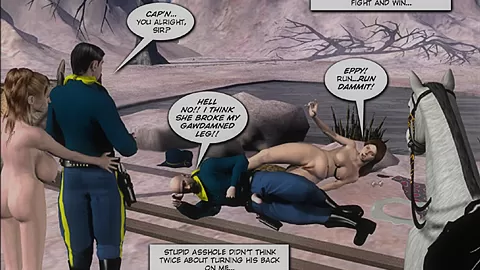 3D Comic: Six Gun Step sisters. 1