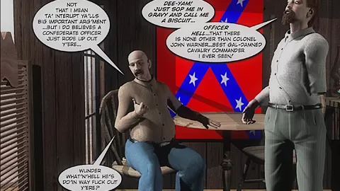 3D Comic: Six Gun Step sisters. 1