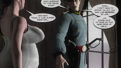 3D Comic: Six Gun Step sisters. 1