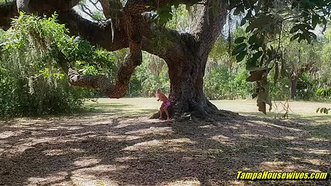 Smoking Hot Outdoor Masturbation Blowjob and Doggystyle