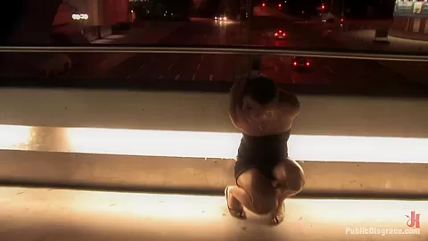 Beautiful Czech Girl Exposed On The Streets At Night - PublicDisgrace