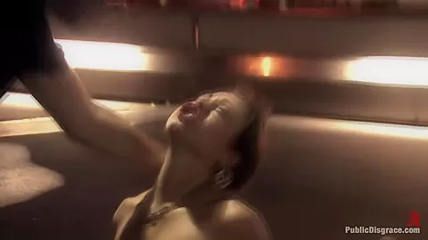 Beautiful Czech Girl Exposed On The Streets At Night - PublicDisgrace