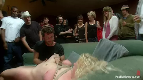 Hot Public Disgrace Member Experiences Public Sex And Bondage For The First Time - PublicDisgrace