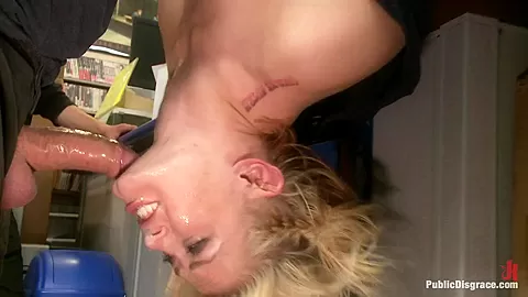 Hot Blonde Fucked And Humiliated In Public - PublicDisgrace