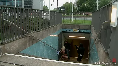 Best Of Europe: Beautiful German Milf Bound And Fucked In Public - PublicDisgrace
