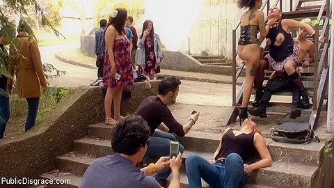 Anal Slut Humiliated And Fucked Outdoors - PublicDisgrace