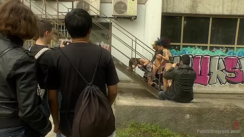 Anal Slut Humiliated And Fucked Outdoors - PublicDisgrace