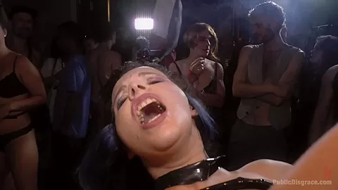 Filthy Bitch Of Berlin Humiliated At Underground Sex Club - PublicDisgrace