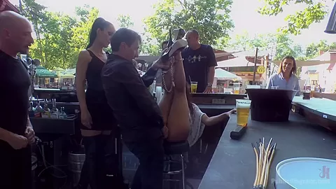 Slut With No Manners Gets The Cops Called While Sucking Dicks Outside - PublicDisgrace