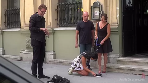 Nervous Newbie Naomi Gets Fucked In Her Neighborhood - PublicDisgrace