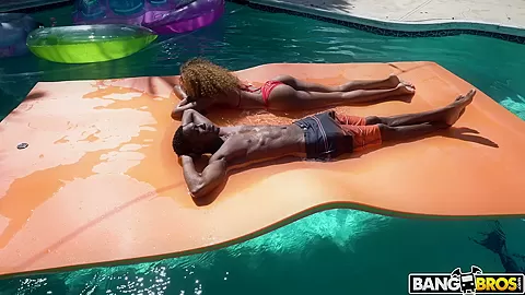 Stepdaughter Squirts By The Pool - BrownBunnies