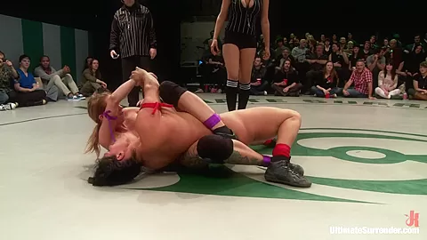 Rd 2/4 Of Feb's Live Tag Team Match: Sexual On The Mat Non-Scripted Shot Live - Publicdisgrace