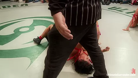 July Tag Team: Rd 1- 4 Sexy Wrestlers Battle For Dominance And Control - Publicdisgrace