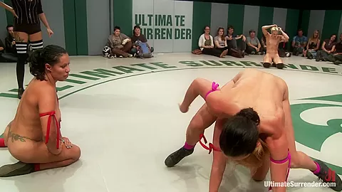 July Tag Team Match: Rd 4 Sexually Destroyed And Covered In Squirt - Publicdisgrace