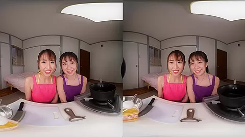 Apartment Days!; Two Hot JAV Idols Softcore Non-Nude Virtual Girlfriend Experience