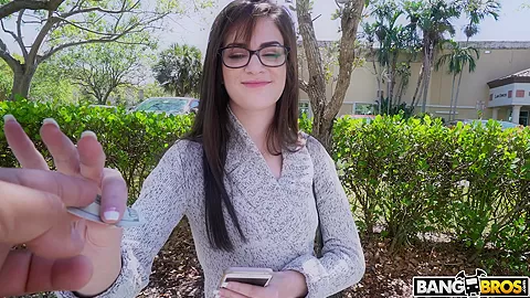 Fucking This Secretary After Getting Fired - BangBus