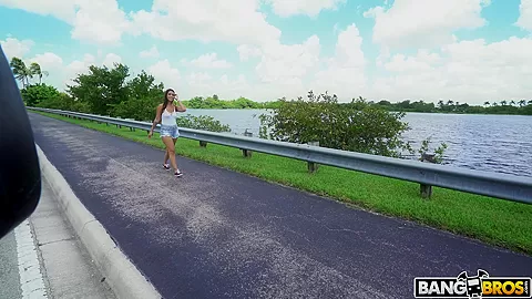 2nd Time is the Charm for a Creampie - BangBus