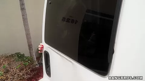 Sexy blonde fucked on the Bangbus - BangBus