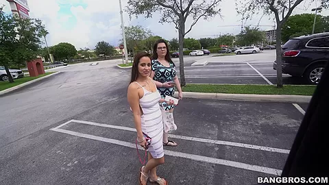 Colombian Hottie ditches friend for road dick - BangBus