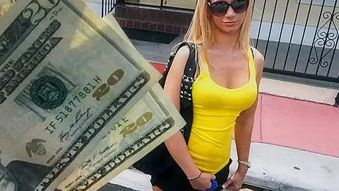 Cute Blondie Gets Tricked on the Bus - BangBus