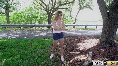 Chick With Huge Tits Hops on The Bus - BangBus