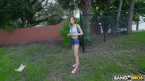 Shy Girl Fucks On The Bus - BangBus