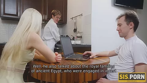 SIS. PORN. teen 18+ agrees to blowjob and be drilled as she finds out stepbrother has erection
