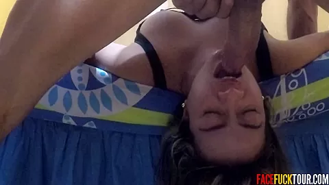 Chubby Amateur Milf Rough Throat Fuck