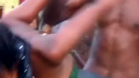 Kinky black slaves getting into some submissive action