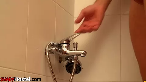 Eager hostel babe with soaking pussy fucked