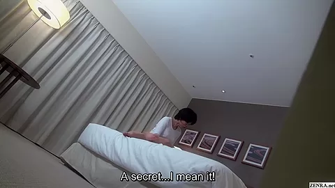 Japanese hotel massage mature masseuse gives handjob