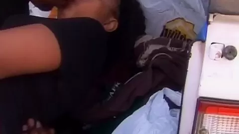 Adorable ebony sex slave is taking in a massive dick with her tight cunt