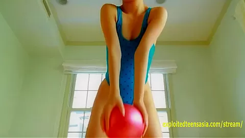 Kotora Mafune Appears In Her Debut Movie Swimsuit Pulled Tight So You Can See Her Perfect Butt And Slit