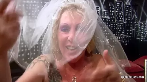 Bride And Bridesmaids Celebration Gangbang
