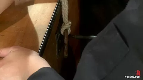 Hot Blond's First Time Being Made To Squirt Totally Helpless, Bound, Cumming So Much It Hurts - HogTied