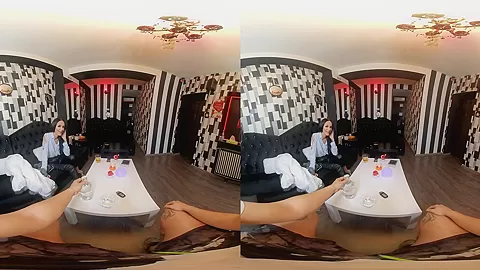 Lady and the Tramp - Brunette Ayana Blowjob and POV Sex
