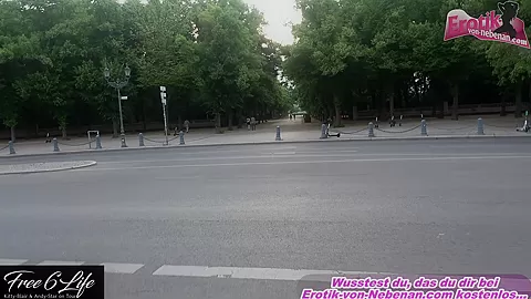 public sknny blonde tattoo teen 18+ at berlin street fuck
