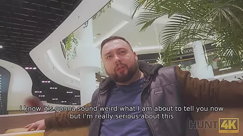 HUNT4K. Bf isnt against sex of his GF and rich stranger