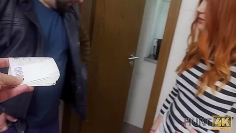 HUNT4K. Bf isnt against sex of his GF and rich stranger