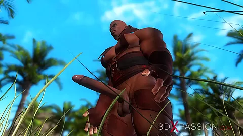 Hot sex in jungle! Big black cock and college girl