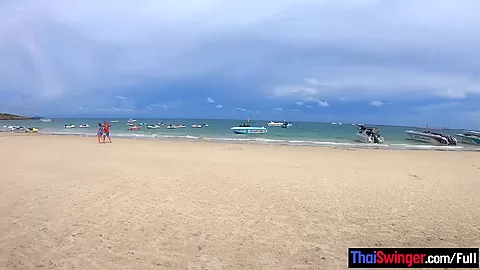Bon voyage blowjob from his big boobs amateur Asian girlfriend
