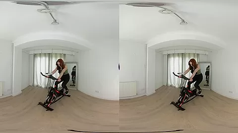 Spin Class JOI - Big Tits British Amateur Redhead