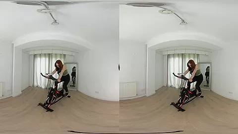 Spin Class JOI - Big Tits British Amateur Redhead