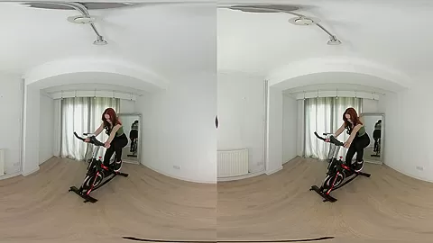 Spin Class JOI - Big Tits British Amateur Redhead