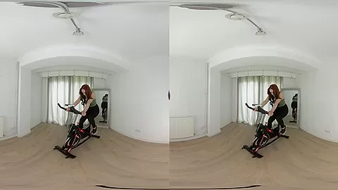 Spin Class JOI - Big Tits British Amateur Redhead