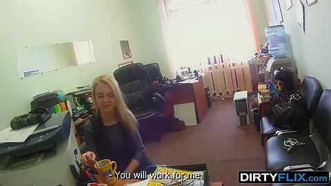Chloe in Fucking job interview