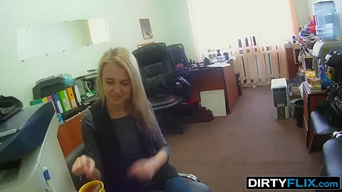 Chloe in Fucking job interview
