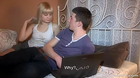 Emma in Guy makes sure his gf fucks right