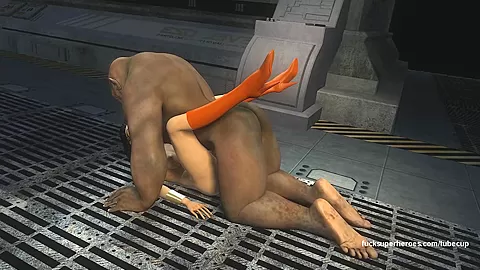 Wonderwoman Fucks Huge Troll Dick