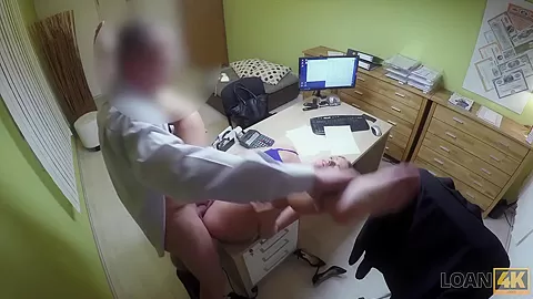 LOAN4K. teen 18+ naive chick gets fucked on the desk in the loan office